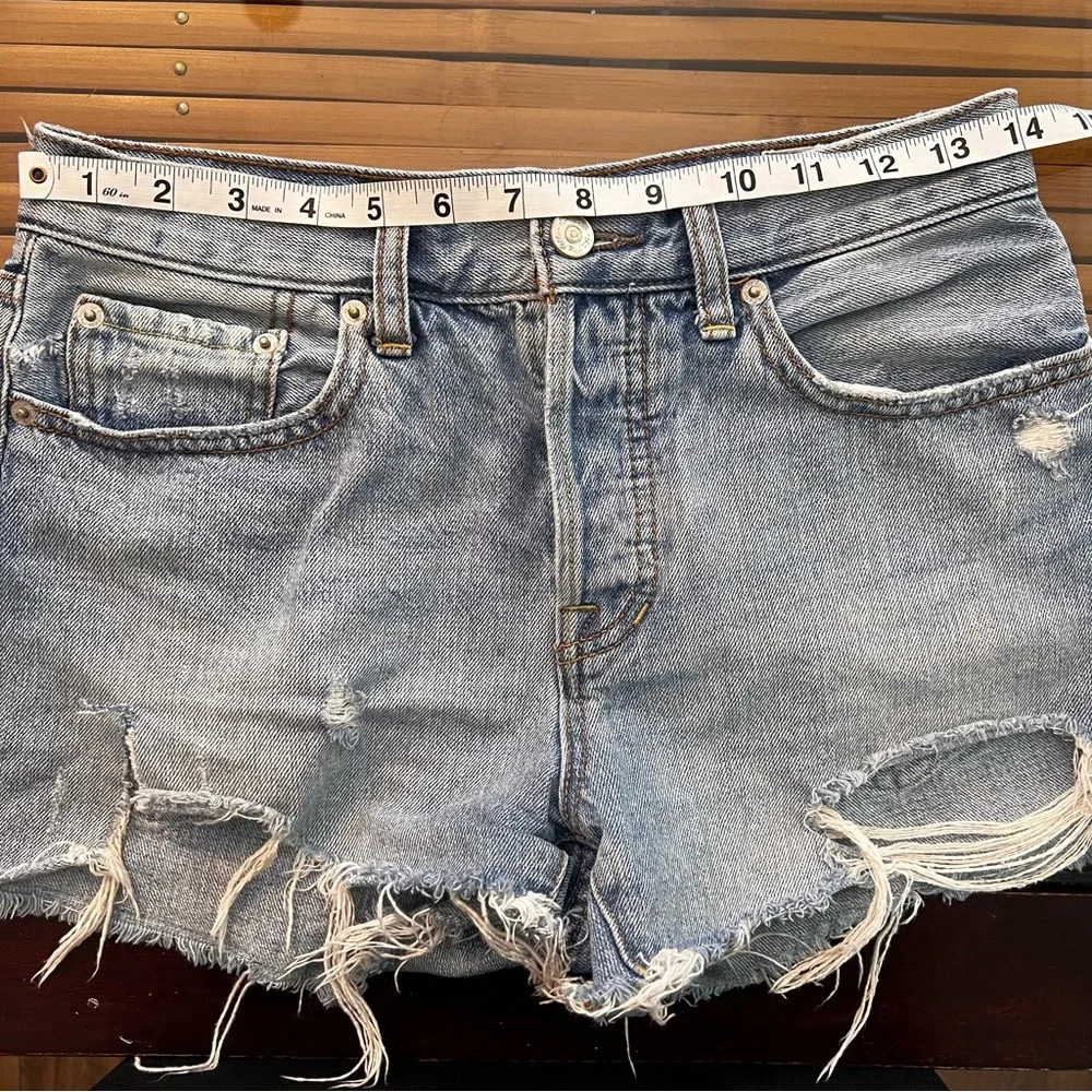 Free People Sofia cut off jean shorts - Picture 7 of 7